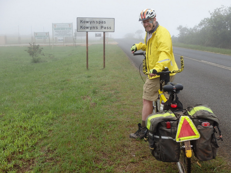 Dennis Struck and the Bee at Kowyn's Pass, Drakensburg Mountains, near Graskop, South Africa.